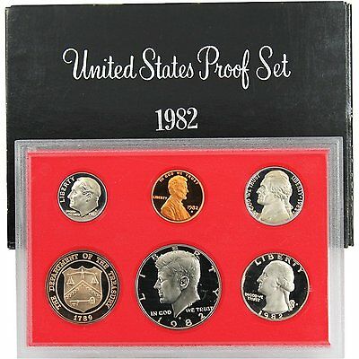 1982-s Proof Set United States Us Mint Original Government Packaging Box